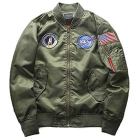 Bomber piloto parches nasa