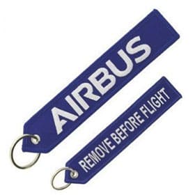 Llavero de Airbus bordado