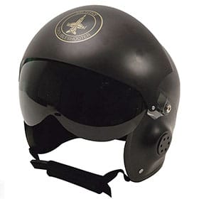 casco de piloto disfraz