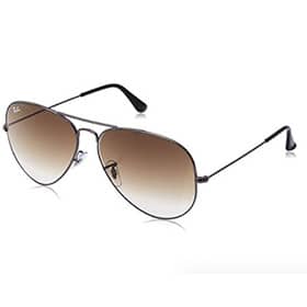 gafas rayban de aviador chocolate