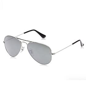 gafas rayban aviador color silver